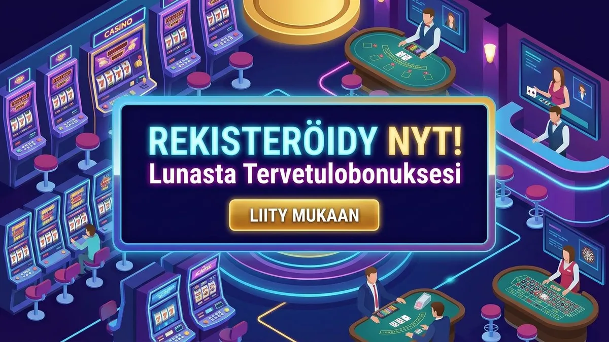 Rekisteröidy bonuksen kanssa